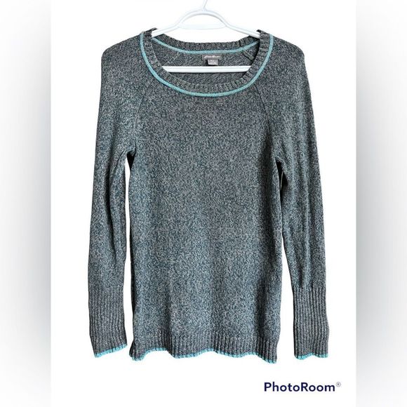 2/$15  𝅺EDDIE Bauer Knit Cotton Sweater - Picture 1 of 5